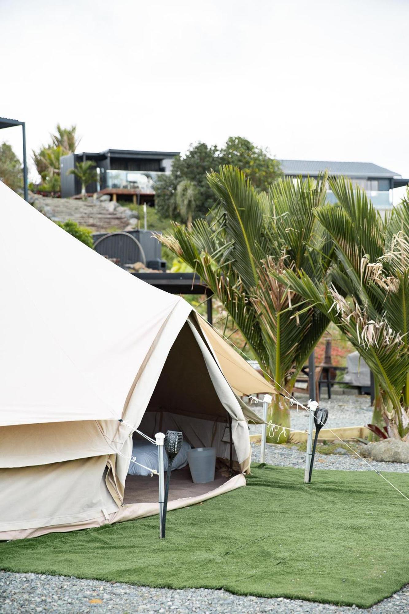 Aotearoa Surf Eco Pods Hotel Te Arai Exterior photo