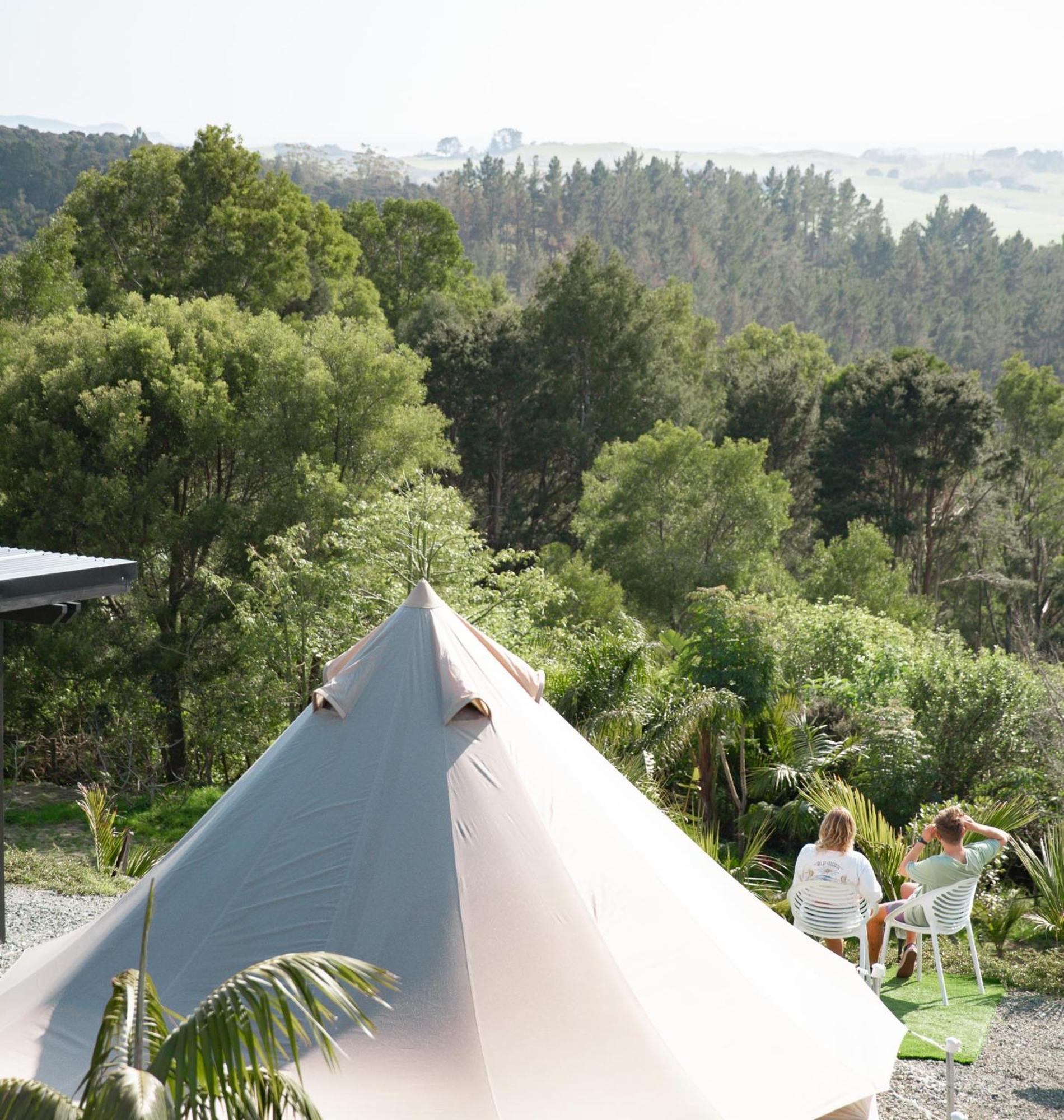 Aotearoa Surf Eco Pods Hotel Te Arai Exterior photo